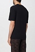 Футболка чёрного цвета Moschino Teddy Bear logo-patch