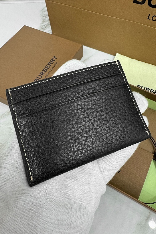Кожаный кардхолдер Burberry Premium 10x7 см