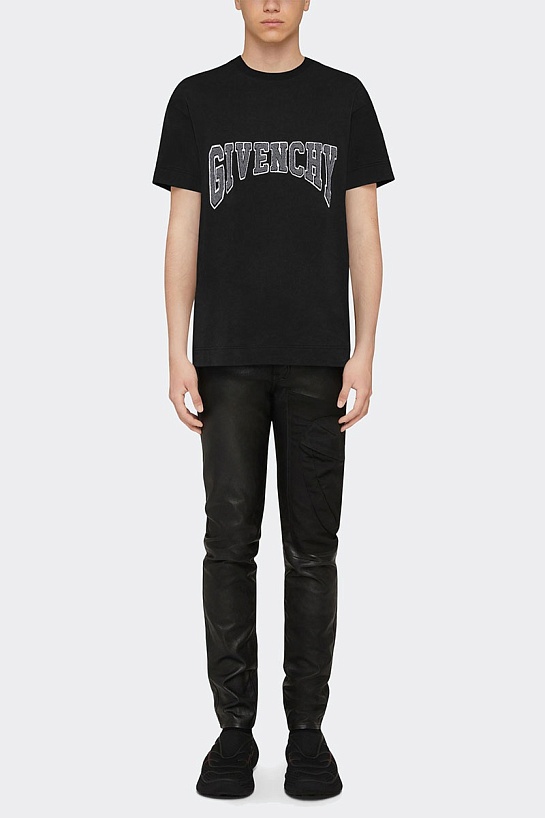 Мужская футболка Givenchy чёрного цвета