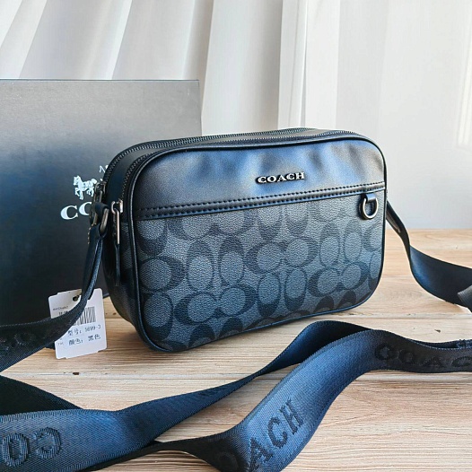 Кожаная сумка Coach Graham 25x18 см (3 расцветки)   