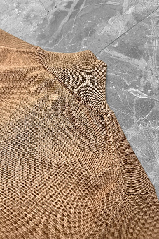 Мужской джемпер Burberry quarter-zip - Brown