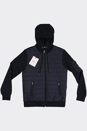 Мужская куртка Moncler тёмно-синего цвета   