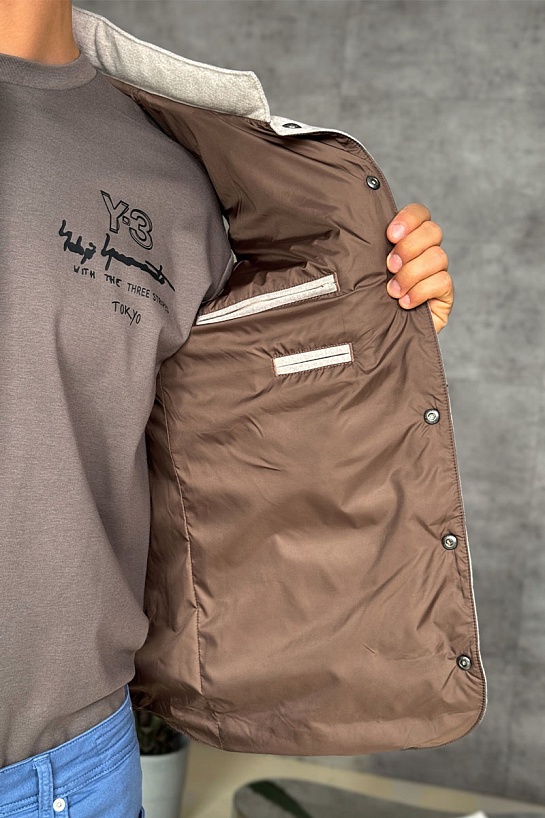 Мужской бежевый жилет Loro Piana