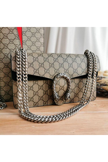 Сумка Gucci Dionysus Small GG shoulder bag 27x16 см   