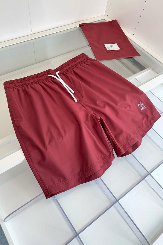 Мужские шорты Brunello Cucinelli Premium - Burgundy