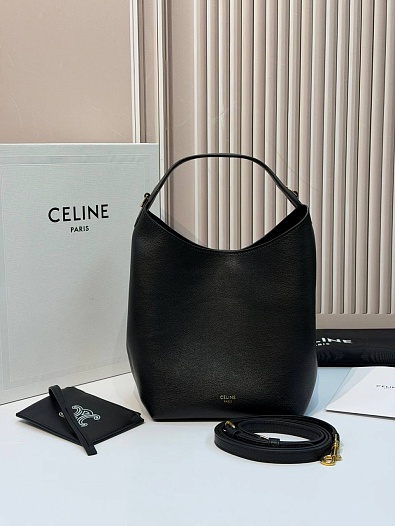 Кожаная сумка Celine Small Hobo premium 18x31x6 см   
