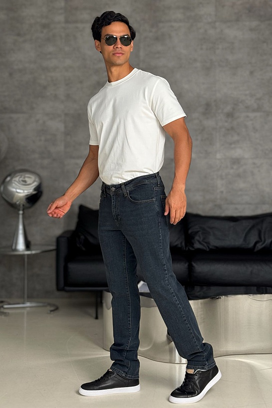 Мужские тёмно-синие джинсы Emporio Armani