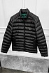 Мужская чёрная куртка Lacoste logo-patch