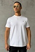 Мужская футболка Yves Saint Laurent logo-embroidered - White