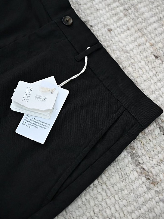 Мужские чёрные шорты Brunello Cucinelli premium