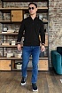 Мужской джемпер Burberry quarter-zip - Black