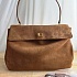 Замшевая сумка Balenciaga Rodeo 28x20 см - Chestnut