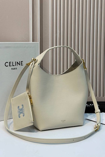 Кожаная сумка Celine Small Hobo premium 18x31x6 см   