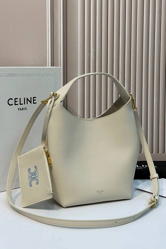 Кожаная сумка Celine Small Hobo premium 18x31x6 см