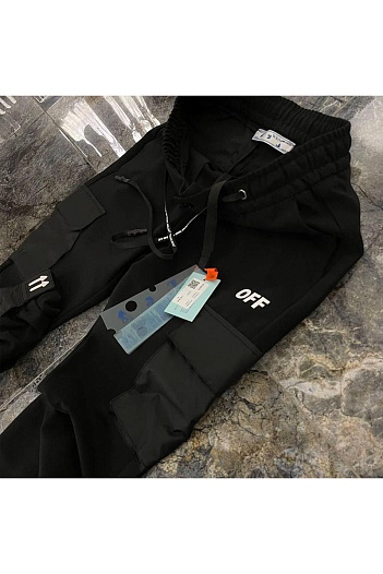 Мужские чёрные джоггеры Off-White   