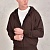 Кофта на молнии Loro Piana Premium signature logo - Brown