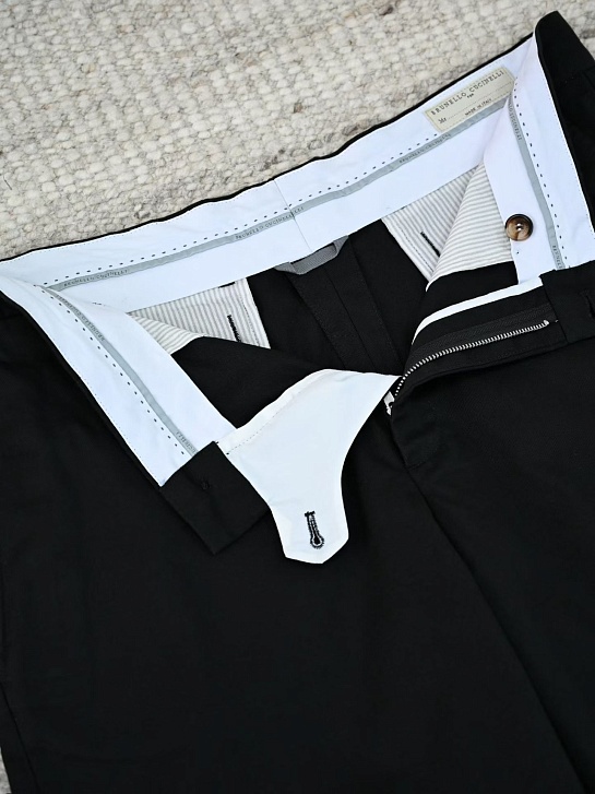 Мужские чёрные шорты Brunello Cucinelli premium