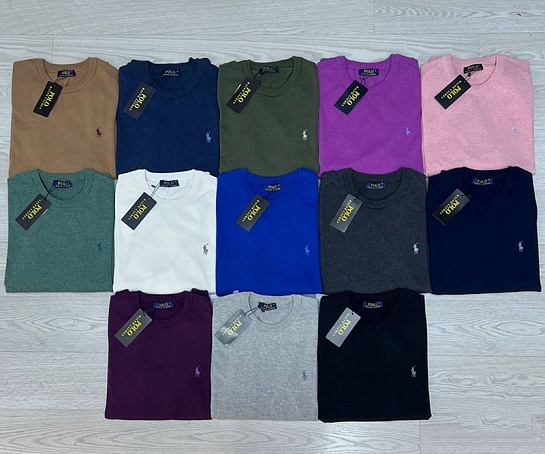 Мужской чёрный джемпер Роlо Ralрh Lаurеn logo-embroidered