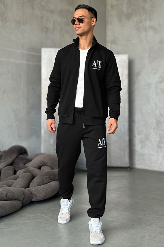 Спортивный костюм Armani Exchange logo-embroidered - Black