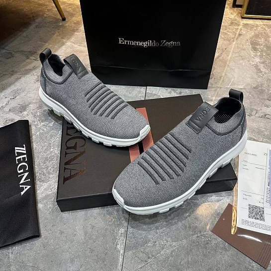 Мужские текстильные кроссовки Ermenegildo Zegna