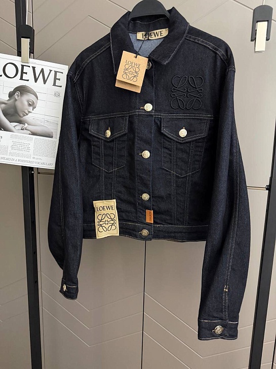 Женская джинсовая куртка Loewe premium - Navy