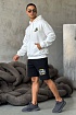 Мужское белое худи Off-White Brush Arrow
