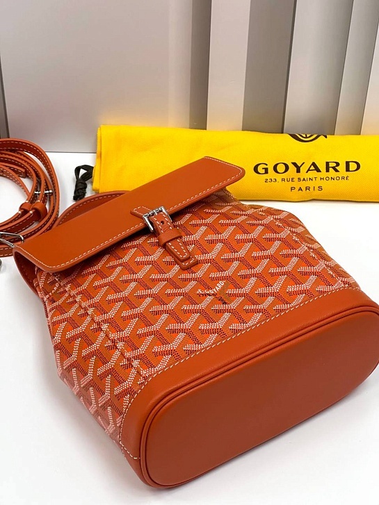 Женский рюкзак Goyard Alpin Mini Premium 23x19x9.5 см - Orange