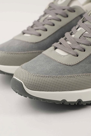 Мужские кроссовки Brunello Cucinelli серого цвета   