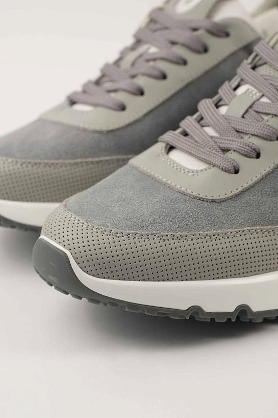 Мужские кроссовки Brunello Cucinelli серого цвета