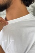 Футболка белого цвета Calvin Klein embroidered-logo