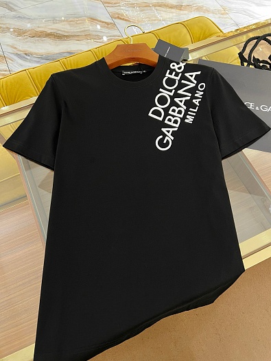 Мужская футболка Dolce & Gabbana Premium - Black   