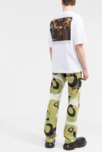 Белая оверсайз футболка Off-White Caravaggio Painting   