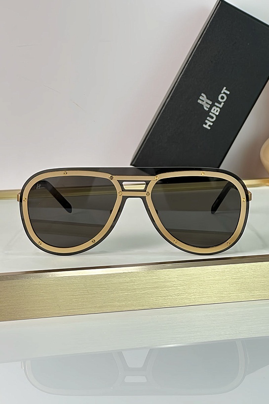 Солнцезащитные очки Hublot Polarised - Gold / Brown