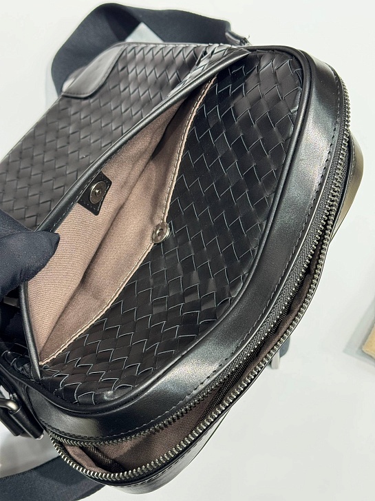 Кожаная сумка Bottega Veneta Intreccio premium 27x24x7 см