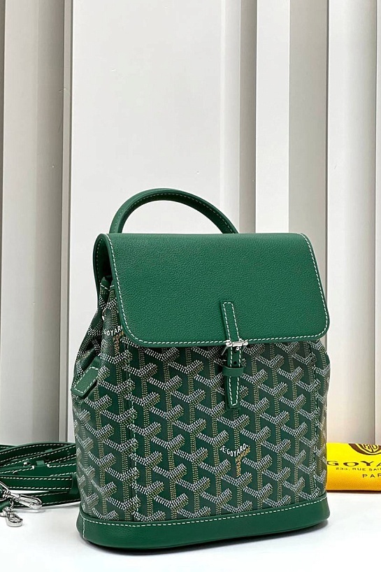Женский рюкзак Goyard Alpin Mini Premium 23x19x9.5 см - Green