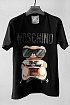 Мужская футболка Moschino "Teddy" - Black