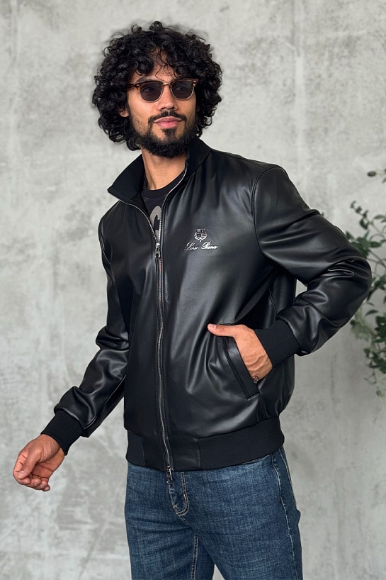 Мужская кожаная куртка Loro Piana