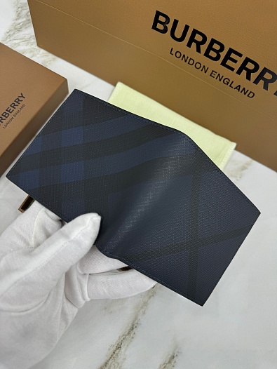 Кожаный кошелёк Burberry Premium 11x10 см   