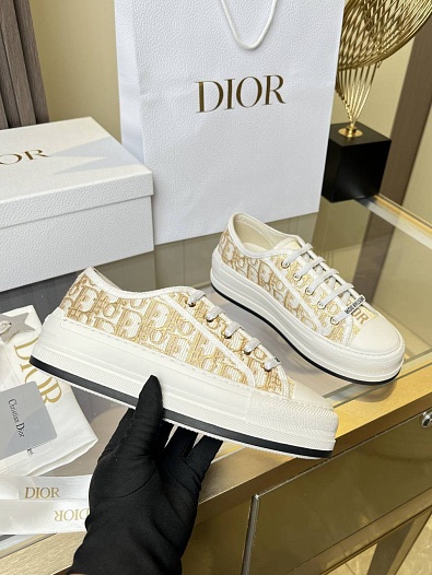 Женские кеды на платформе Dior Walk'n' premium   