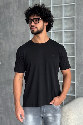 Мужская чёрная футболка Zilli   