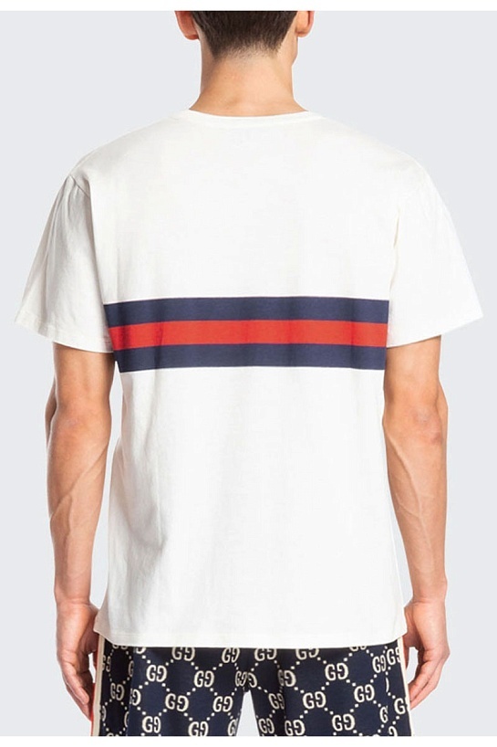 Футболка белого цвета Gucci Interlocking G