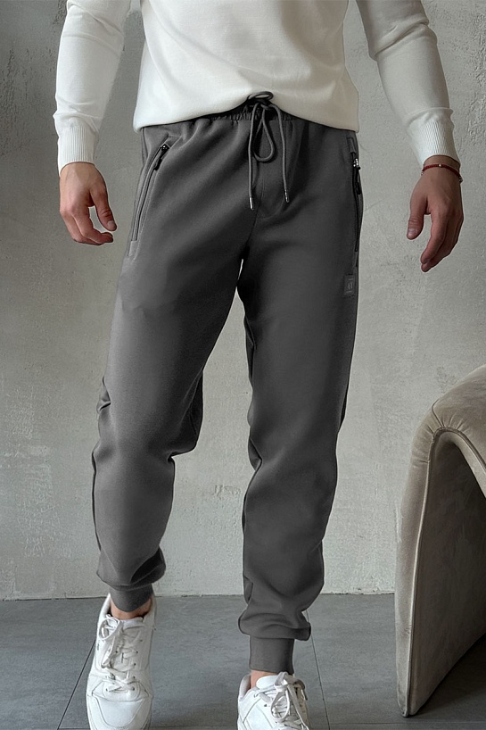 Спортивные штаны Armani Exchange logo-patch - Grey
