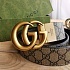 Двусторонний ремень Gucci GG Monogram - Gold (ширина 4 см, длина 80 / 85 см)