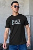 Мужская чёрная футболка Emporio Armani 7