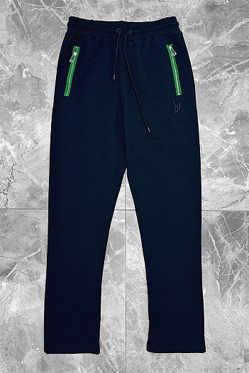 Мужской спортивный костюм Bottega Veneta - Navy / Green   