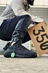 Кроссовки Adidas Yeezy Boost 350 v2 Black "Reflective laces"