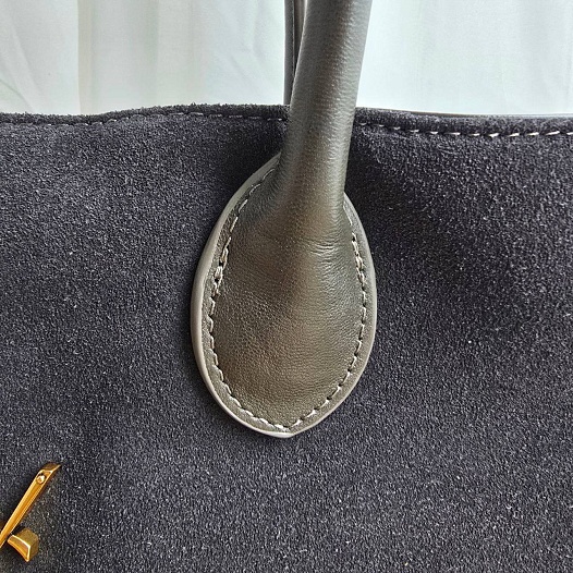 Замшевая сумка Yves Saint Laurent 39x23 см   