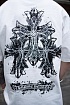 Белая оверсайз футболка Chrome Hearts Premium