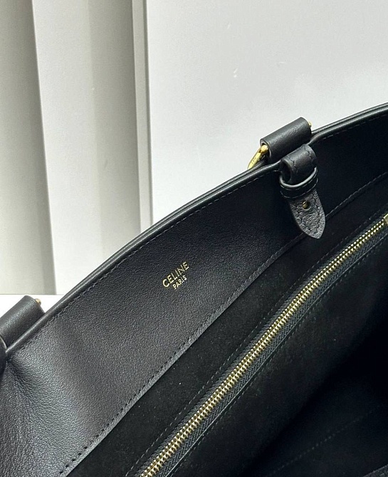 Женская сумка Celine Appoline Medium Premium 37.5x22x16 см - Black