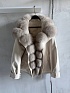 Женская парка с натуральным мехом Max Mara premium